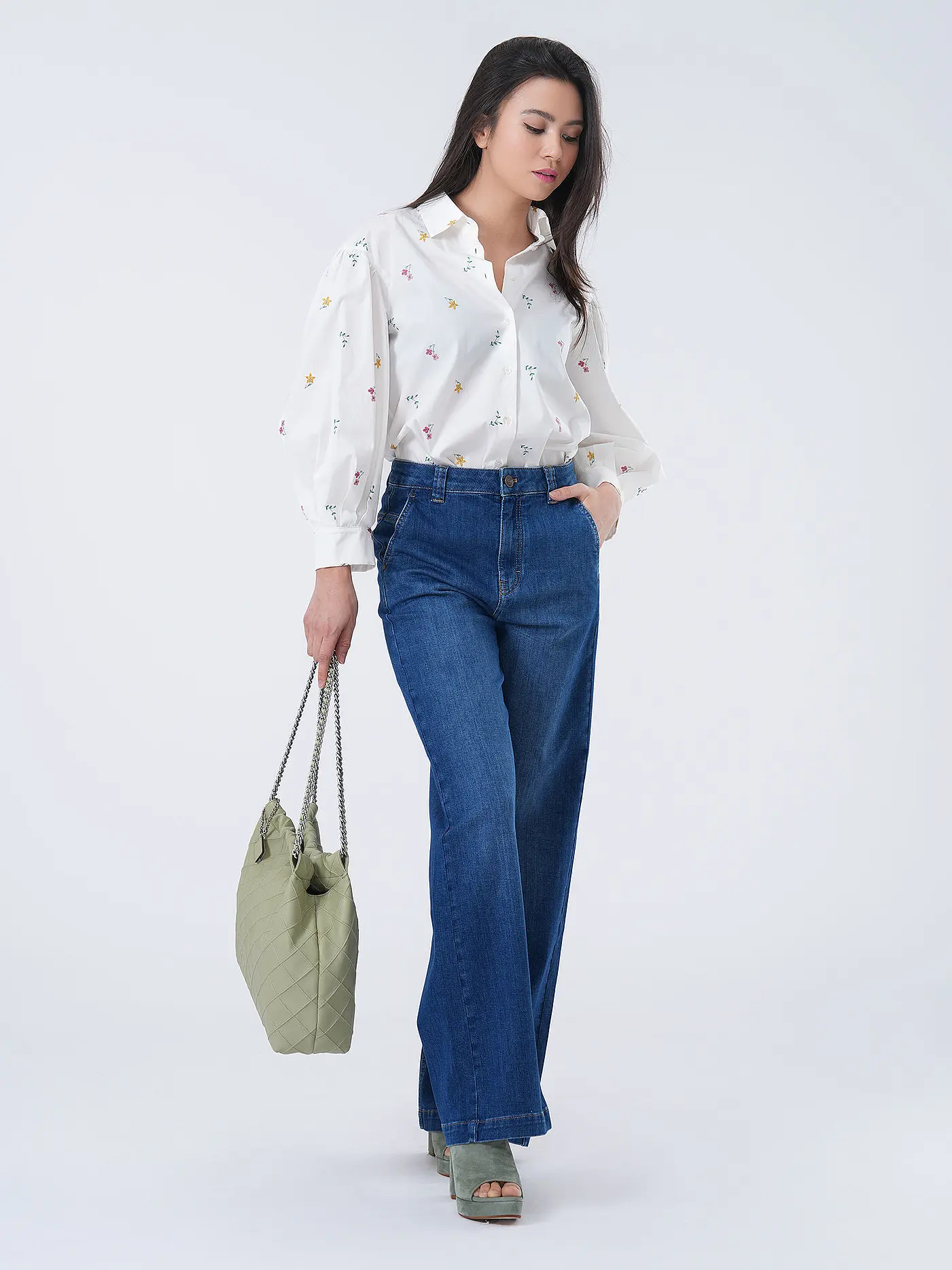 TORY BURCH | Ledertasche - Hobo FLEMING | 